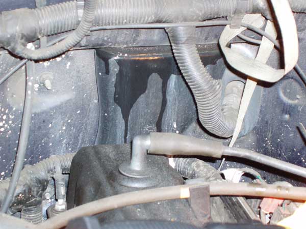 Cowl drain jeep