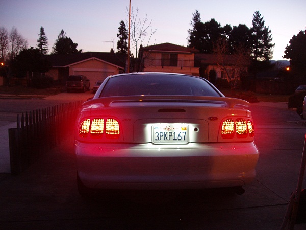 LED Rear License Plate Lights