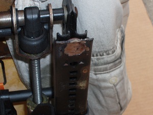 Driver Left Rivet Ground Down