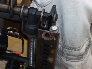 Driver Left Rivet Off